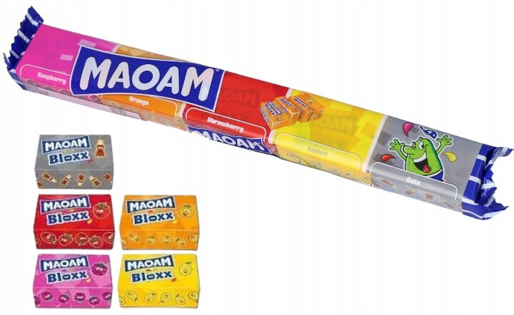 Maoam BLOXX - Dissolvable Chewing Gum 5 x 22g / 110g / 3.88oz | eBay