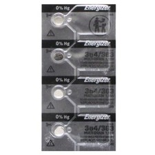 4 Pcs Energizer 364 AG1 SR621SW SR621 SR60 363 164 LR621 LR60 D364 G02 Battery