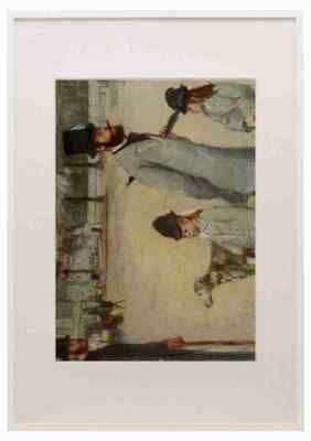 Degas Edgar 1834 1917 Das Bildnis 1921 Place de la Concorde A3 A4 gerahmter Druck