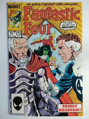 Marvel Comics Fantastic Four #273 1st Appearance Nathaniel Richards; Origin Kang