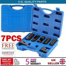 7PC Oxygen Lambda Sensor Socket Removal Set Tool Kit Engine 22MM/27MM/29MM 15-20