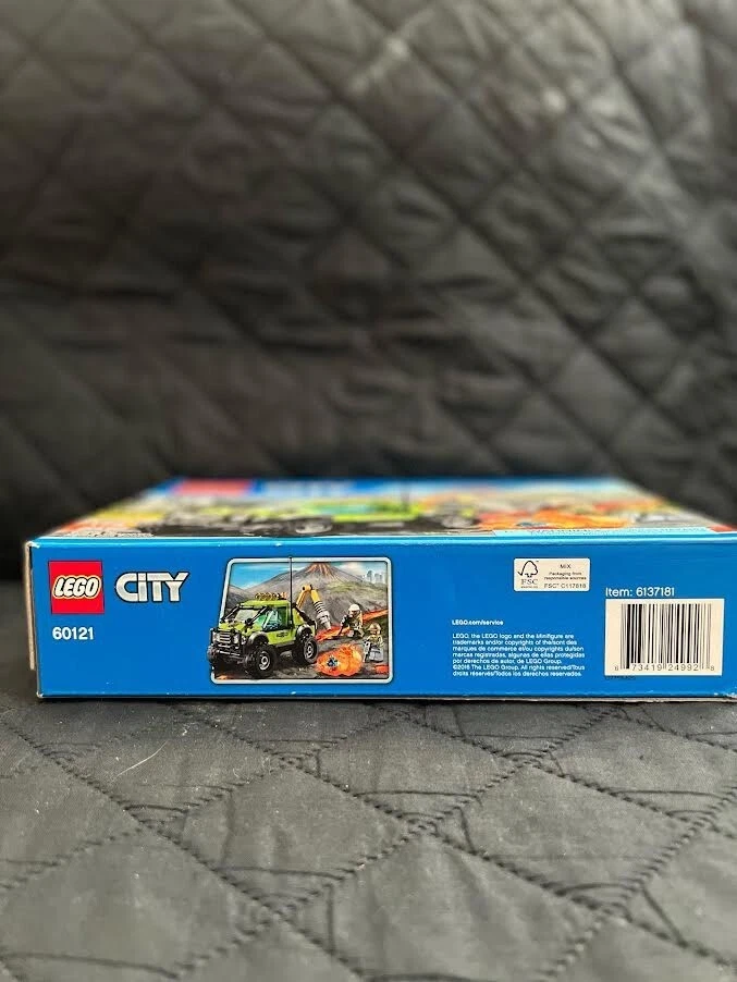 LEGO City Volcano Exploration Truck 60121 New Sealed Retired Set - Image 4 of 4