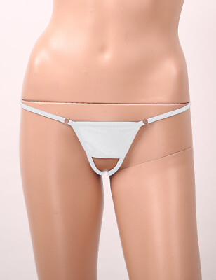 String homme See Through pochette maille transparente sous