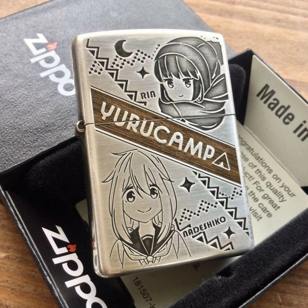 ZIPPO Oil lighter RIN & Nadeshiko Yuru Camp Japan Anime