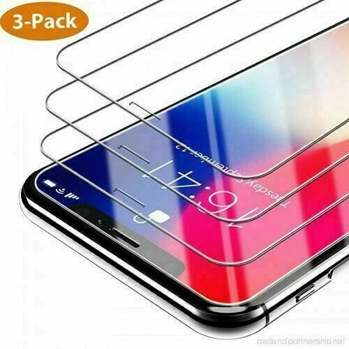 3-Pack iPhone 6 / 7 / 8 Plus Tempered GLASS Screen Protector Bubble Free 11 X XS - Picture 33 of 36