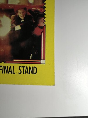 M) 1990 Topps Dick Tracy Trading Card #81 Flattop's Final Stand | eBay