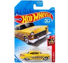 '55 Chevy 2018 HW 12/365 HW FLAMES FJW61 Diecast Car