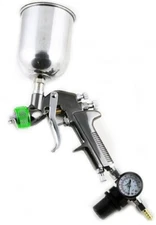 HVLP Gravity Feed Air Spray Gun Paint 1.5mm Nozzle Size  W/ 600cc Aluminum Cup