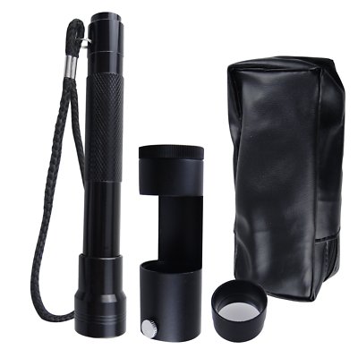 Portable Optical Glass Polariscope Gems Gemstone Jeweler Tool w/ LED Flashlight 
