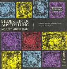 Eterna 725011 Stereo MUSSORGSKY-RAVEL Pictures at an Exhibition KEGEL Leipzig EX