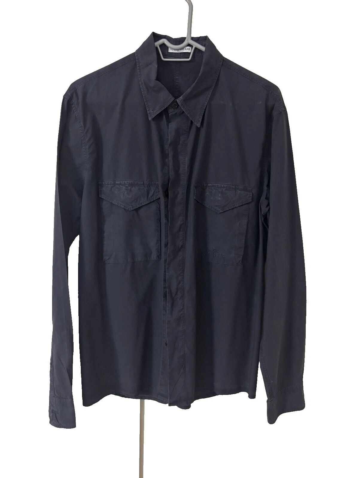 Stone Island Regular Size L Casual Button-Down Shirts for Men