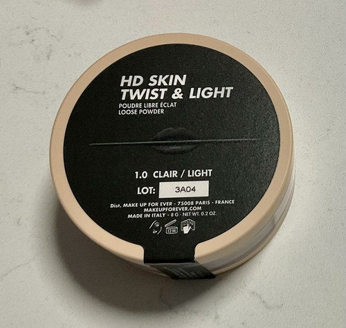 NIB Make Up For Ever HD Skin Twist & Light Loose Powder 1.0 Light (8g/0.2oz) - Picture 3 of 4