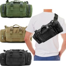Men's Tactical Hiking Bag Waist Sling Chest Fanny Shoulder Pack Hand Carry Bag