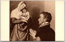 National Gallery of Art Washington D.C Gentleman in Adoration Madonna Postcard