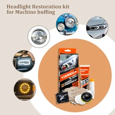 VISBELLA Headlight Restoration kit for Machine buffing