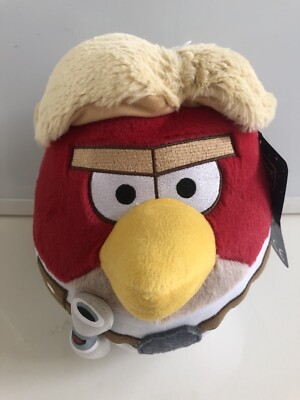 Angry Birds Star Wars Plush Luke Skywalker Red Stuffed Animal Bird Toy 8