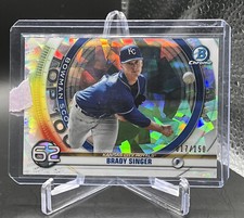 Brady Singer 2020 Bowman Scouts Top 100 SP Atomic Refractor #d 017/150 #BTP-62