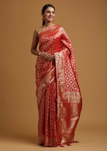 Designer Saree Soft Banarasi Silk Sari 