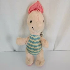Vintage 1964 Gund Winnie the Pooh Piglet Stuffed Plush Doll Toy J Swedlin Inc