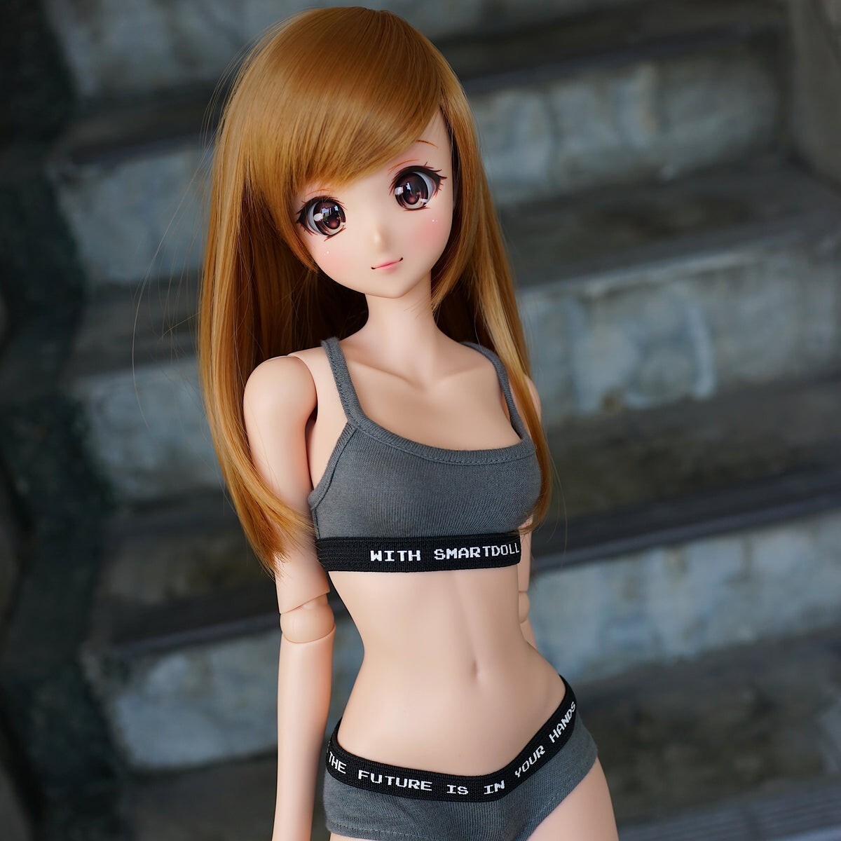 Smart Doll Mirai Mirai Suenaga Figure CINNAMON With Sports Bra