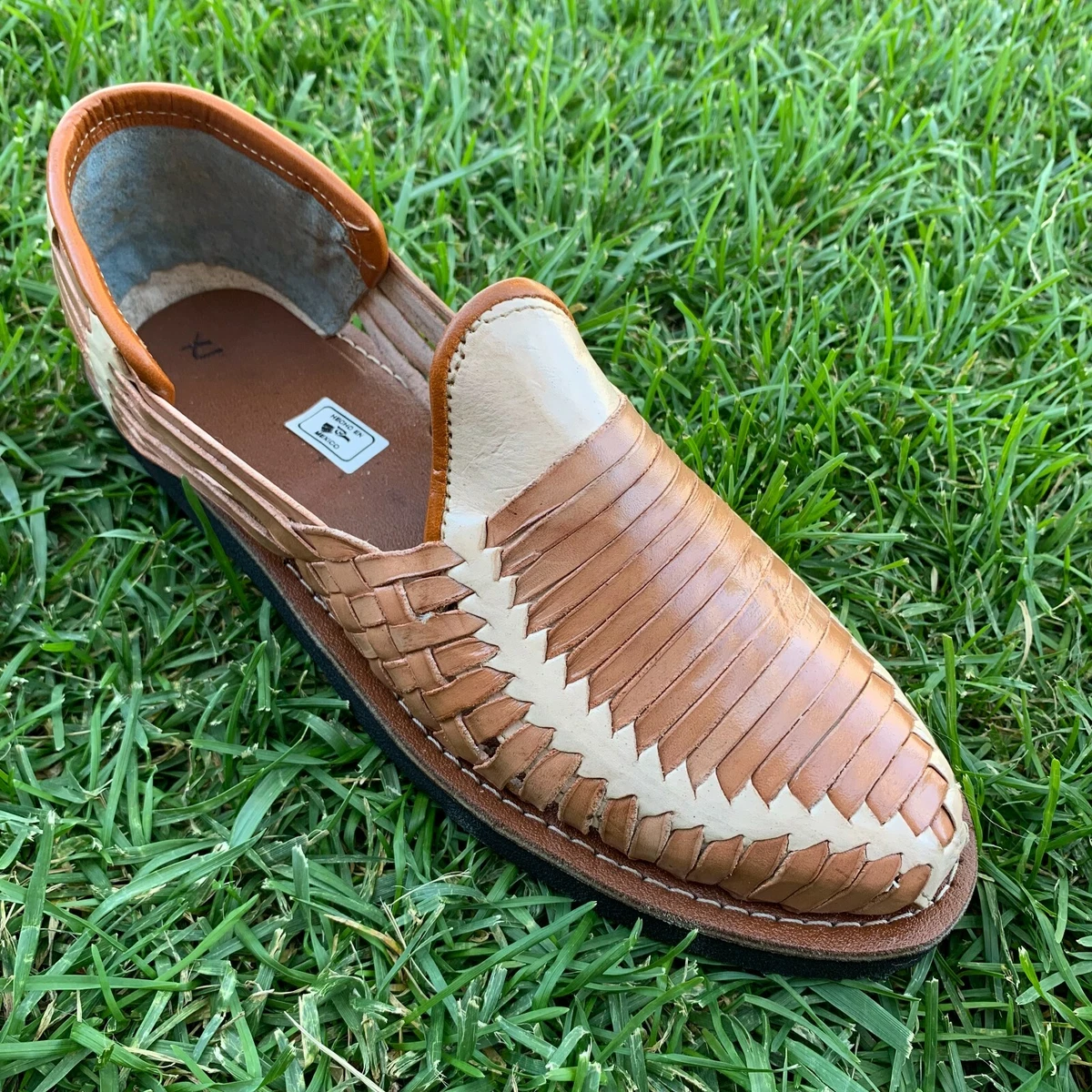 Herren geschlossene Zehenpartie Huarache Sandalen ALLE FARBEN MEXIKANISCHE HUARA