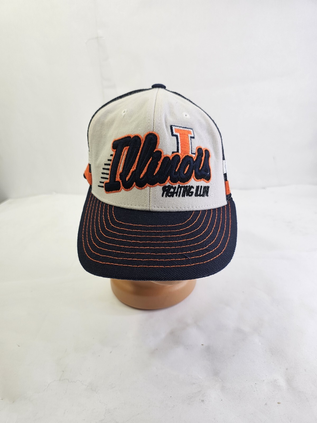 Fighting Illinis Top Of The Worl College Football Snapback Hat Cap