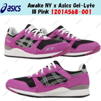 Awake NY x Asics Gel-Lyte III Pink 1201A568-001 Men's Size | eBay