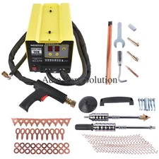 Vehicle Panel Spot Stud Welder Dent Puller 3KW 3500A Car Body Dent Repair Kit