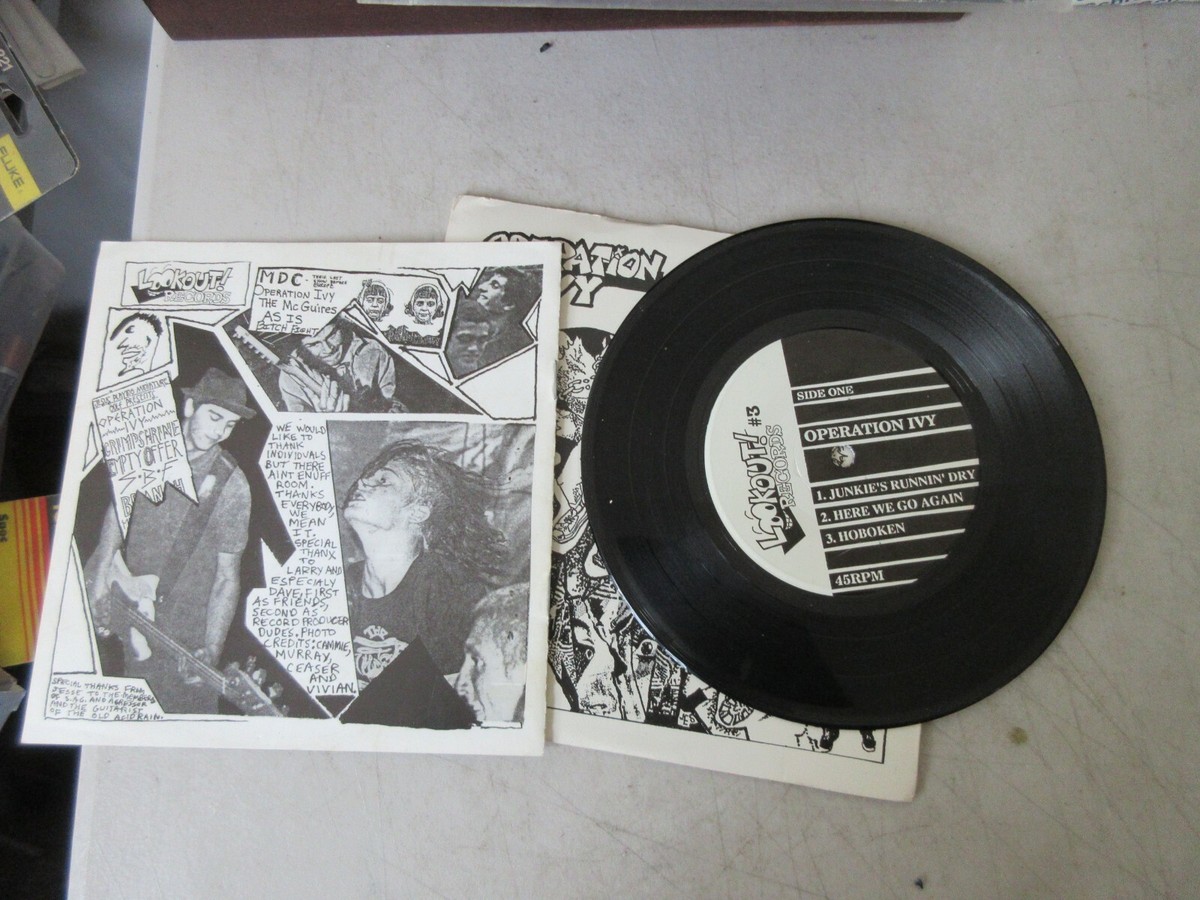 Ivy 「III 」LP OPERATION IVY HECTIC EP LOOKOUT RECORDS #3 1988 PUNK 7