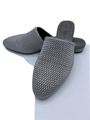 Katy Perry Women's Marcy Woven Mule Pointed Toe Flats Metallic