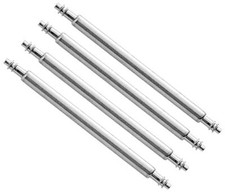 4PCS Spring Bars Stainless Steel Watch Band Strap Heavy Duty Pin Bar 18mm - 24mm