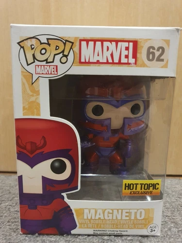 Marvel X-Men Magneto *Metallic Hot Topic Exclusive* #62 Funko POP! Vinyl