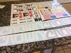 Crown Forklift Decals Pkg 2 Dark Gray & 2 White 2 pages safety decals