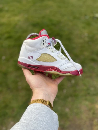 JORDAN 5 'ROSSO SCARLATTO' UK 4