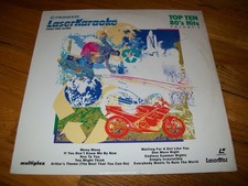 LASERKARAOKE VIDEO SING ALONG - TOP TEN 80's HITS VOLUME 9 Laserdisc LD MUSIC