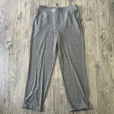 J.Jill Wearever Collection Pumice Multi Small Pants Stretch Pocket Cuff Travel