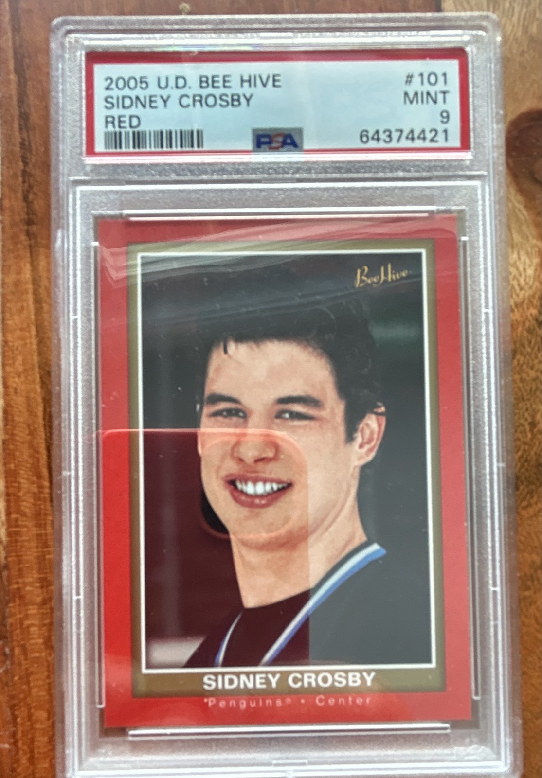 2005-06 Upper Deck Bee Hive - Sidney Crosby #101 Red (RC)