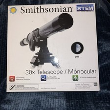 Smithsonian  30X Telescope/ Monocular Kit Brand New