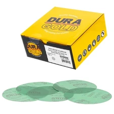 50PK - 3000 Grit 5" Green Film - Hook & Loop Sanding Discs DA Sanders