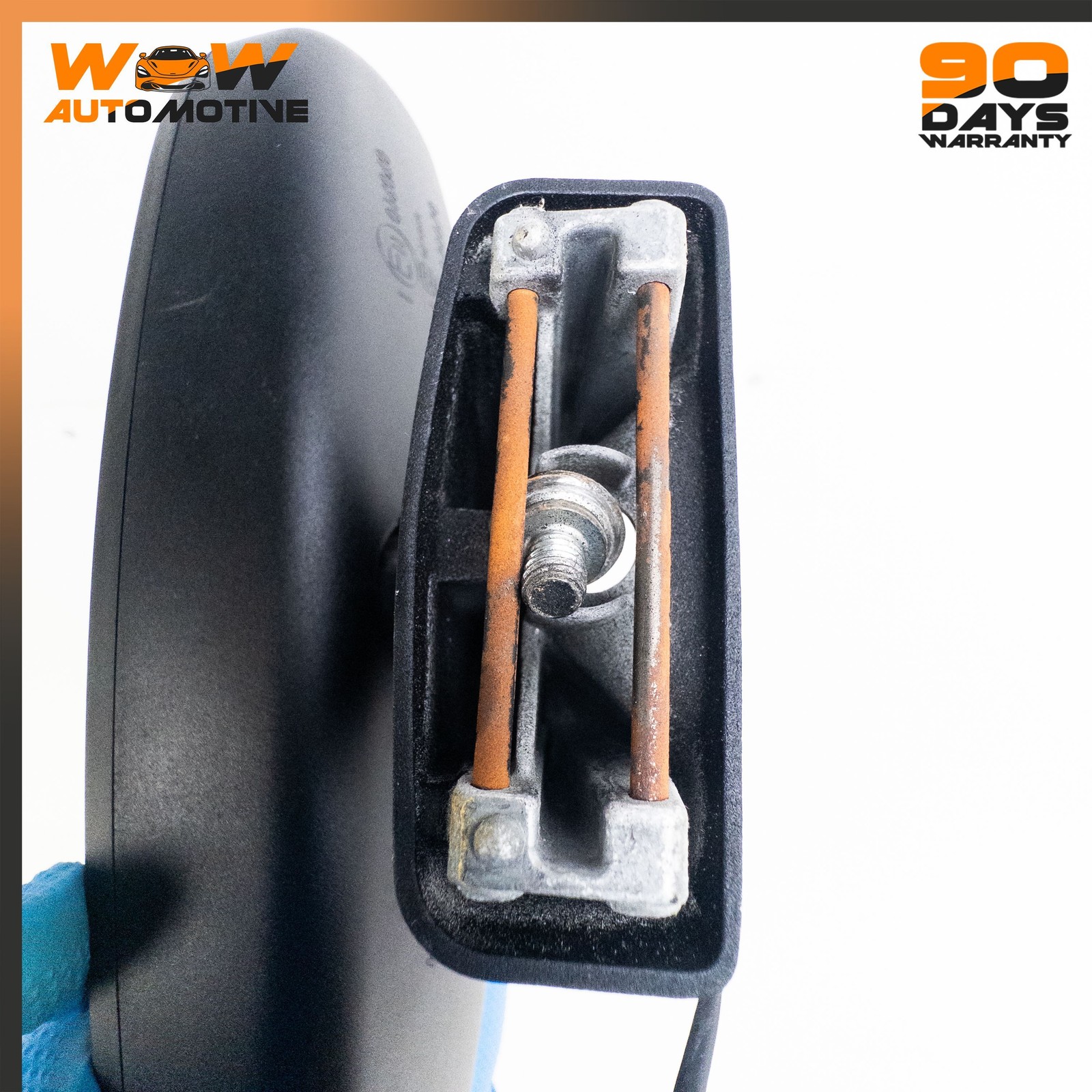 05-23 ASTON MARTIN V8 VANTAGE DB9 INTERIOR REAR VIEW MIRROR BLACK ASSEMBLY OEM
