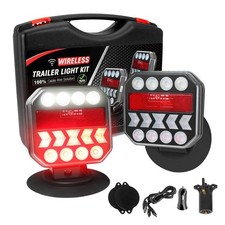 Wireless Trailer Lights Magnetic LED Tail Lights 110 Rotatable Towing