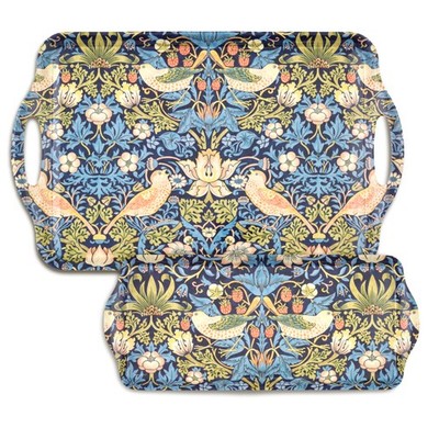 Pimpernel Morris & Co Strawberry Thief Tray Set (Blue)
