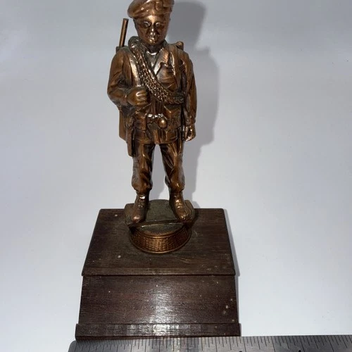 WWII Airborne US Army Soldier Military Statue Figure WW2 !!  B8