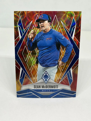 #ad #ad Sean McDermott 2025 Phoenix FireBurst Prizm 350 Card #42 Bills Read $4.99