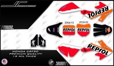 HONDA CRF50 GRAPHICS KIT DECALS THICK AND HIGH GLOSS.......