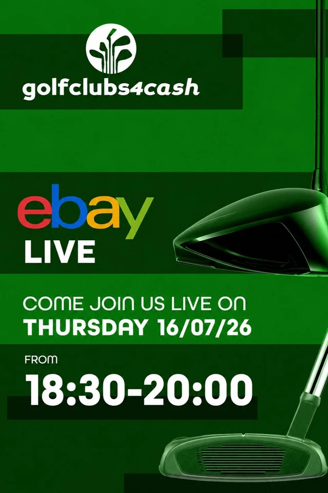 Golfclubs4cash Ebay Live! Europe's Largest Used Golf Selection. £1 Starts⛳