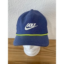 Nike Golf Hat Classic 99 Adjustable Dri-Fit One Size Rope Blue White