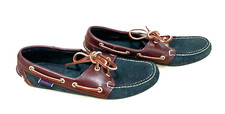 Sebago Docksiders womens Spinnaker shoes sz 9 M suede leather combo nautical