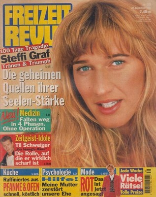 Freizeit Revue Steffi Graf, Vico Torriani,Rudolph Moshammer,Til Schweiger 
