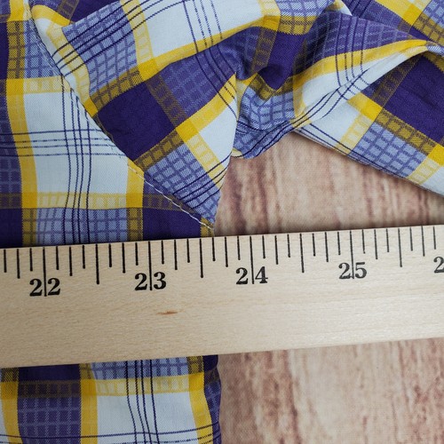 Columbia PFG Super Tamiami Vented Fishing Shirt Mens Large Purple Gold LSU - Picture 8 of 12